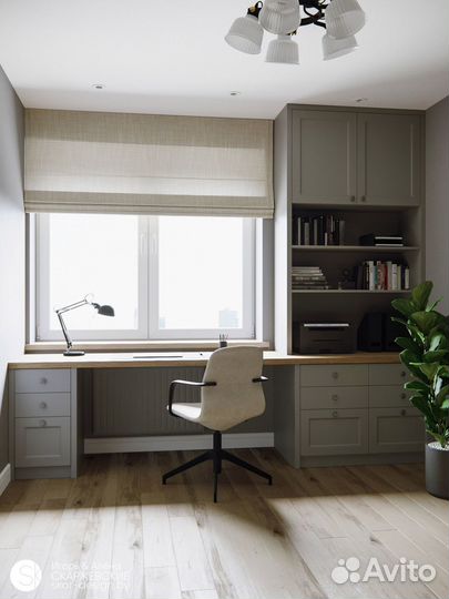 Компьютерный стол / Рабочая зона на заказ