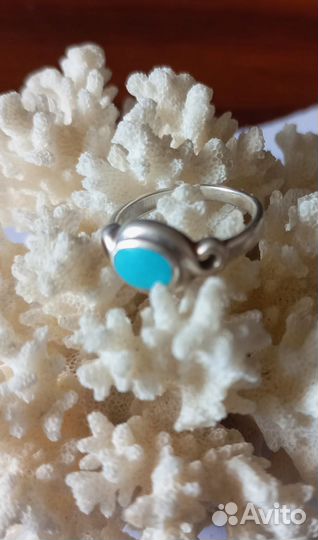 Серебряное кольцо с бирюзой