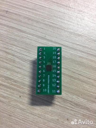 Адаптер для микросхемы ufqfpn20 на DIP20