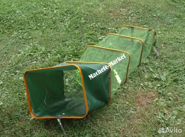 Садок береговой прорезиненный