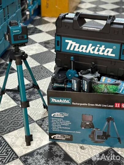 Лазерный уровень makita DeWalt штатив 16 лучей 4D