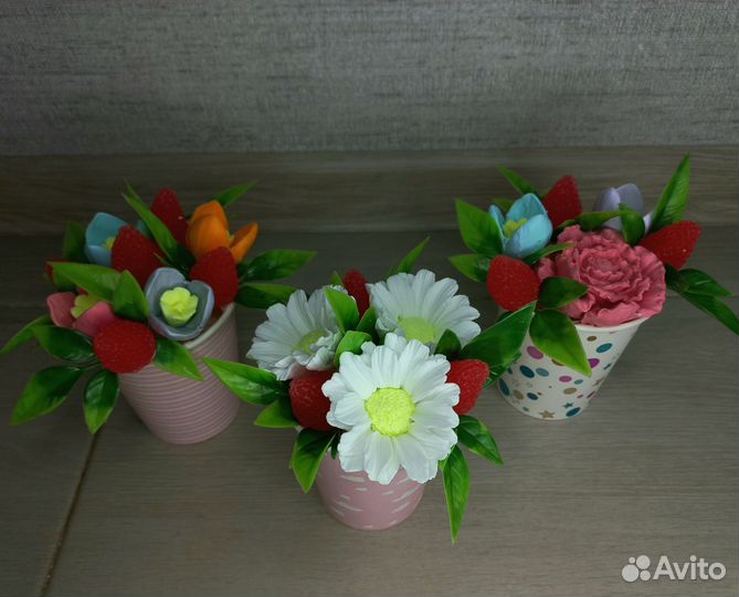 Мыльные букеты