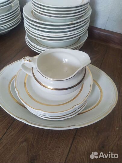 Столовый винтажный сервиз СССР зик 