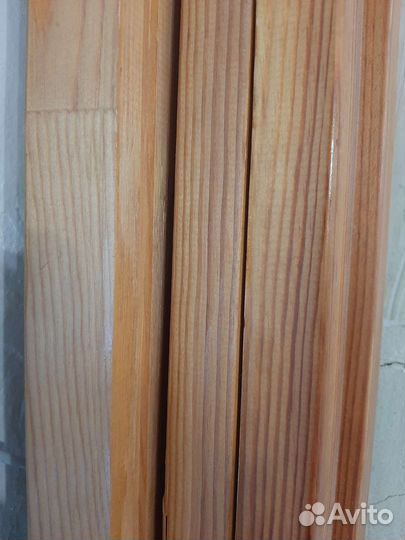 Бруски дерево 4шт покрытые лаком