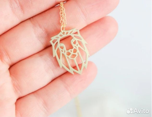 Цепочка кулон Лев