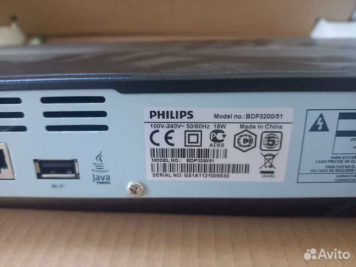 Проигрыватель Blu-ray philips 3000 series