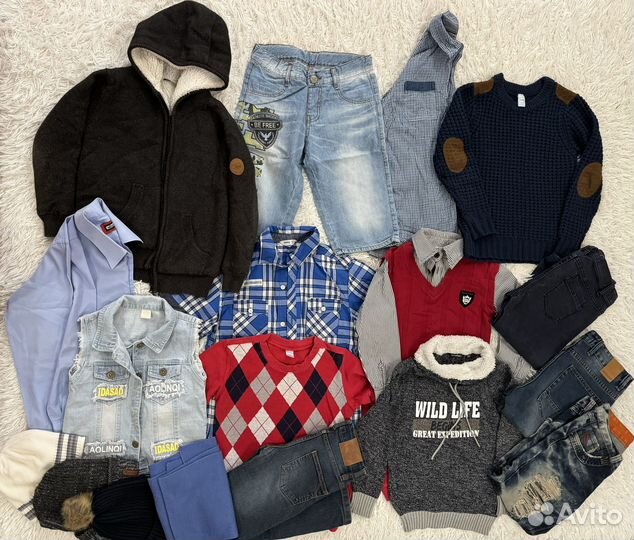 Вещи для мальчика пакетом (б/у)