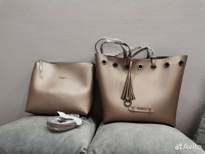 Сумка шоппер новая Pepe jeans London