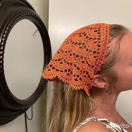 Косынка летняя Бандана Crochet
