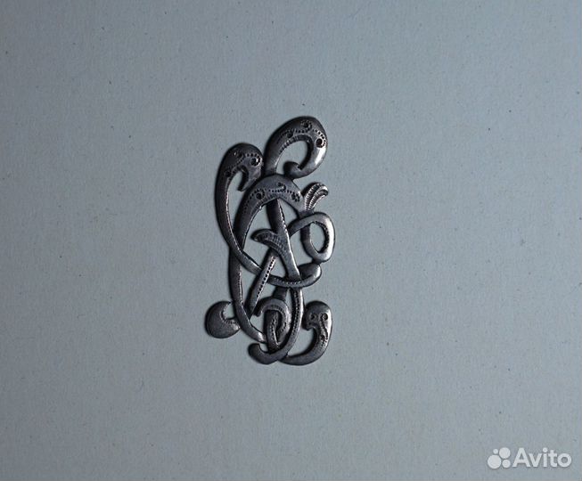 Старинный вензель(монограмма) серебро