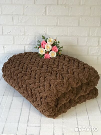 Плед плюшевый, одеялко для новорожденных в подарок