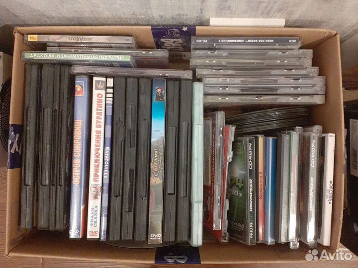 DVD диски, мультфильмы, фильмы, обучение, игры