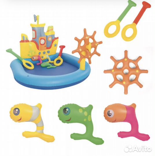 Новый Надувной бассейн, игровой центр bestway