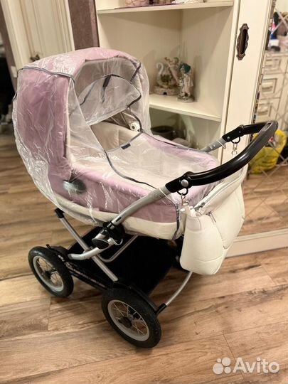 Коляска люлька Peg Perego culla auto malva