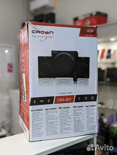 Компьютерная акустика crown micro CMS-407 новая