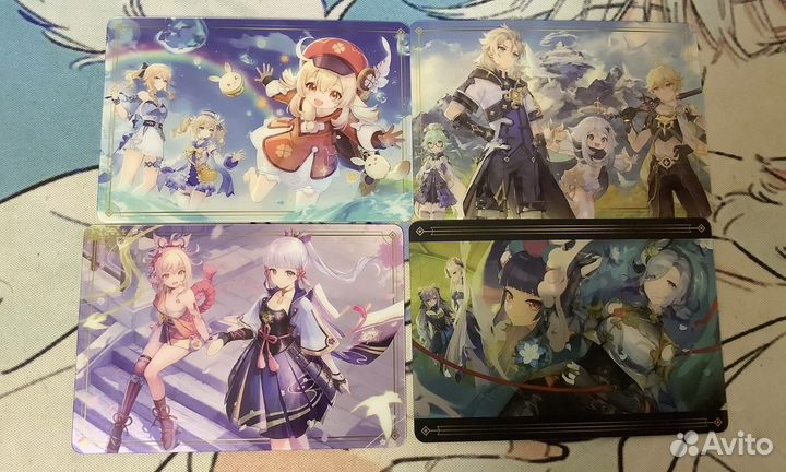 Продам оригинальные карточки по Gensin Impact