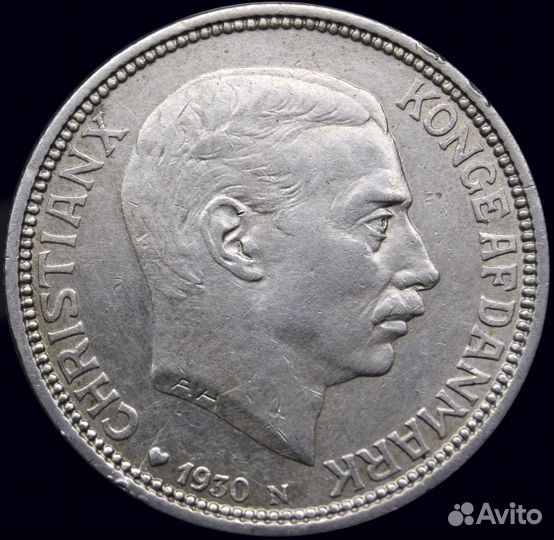 2 кроны 1930 года. Дания
