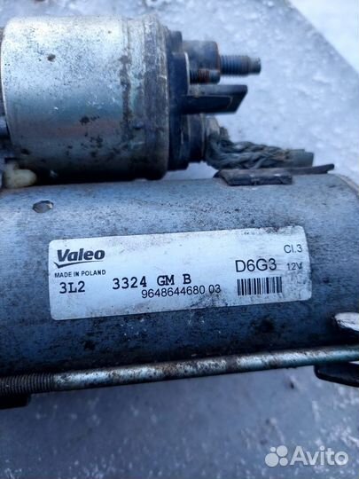 Стартер Citroen c-elysee