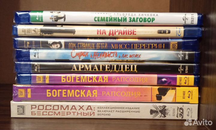 Запечатанные blu-ray фильмы