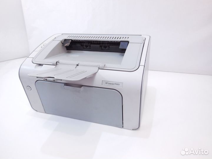 Принтер HP LaserJet P1005, ч/б, A4