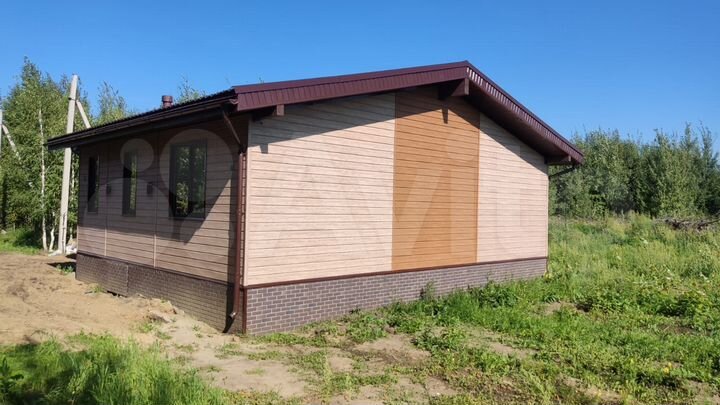 Коттедж 100 м² на участке 10 сот.