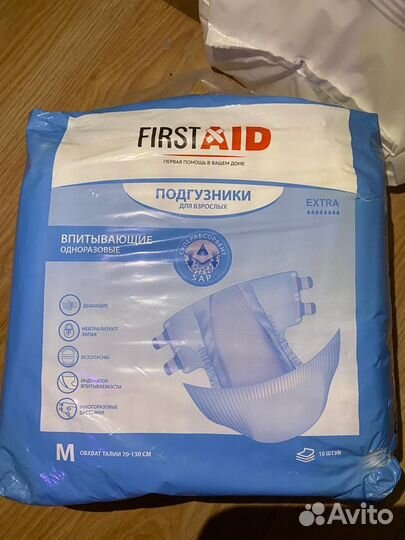 Памперсы для взрослых M first