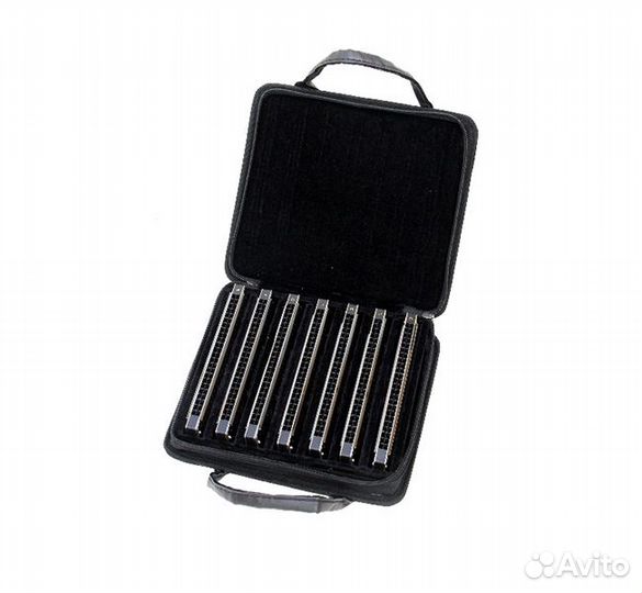 Набор губных гармошек тремоло, Swan