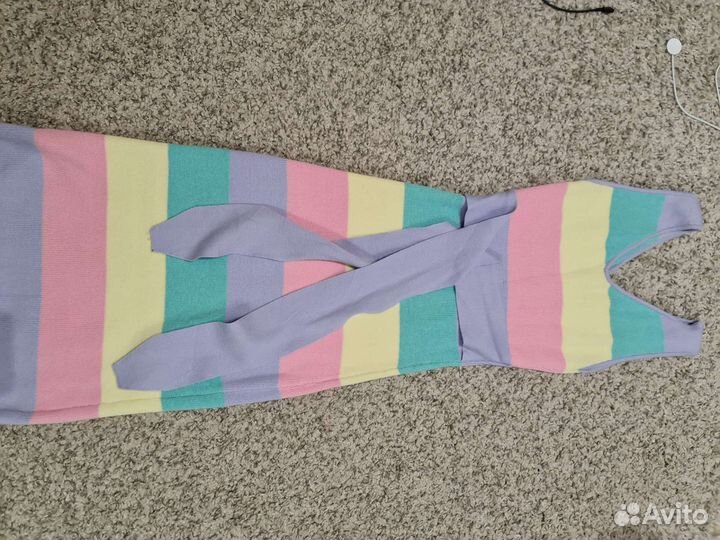 Платье машинная вязка