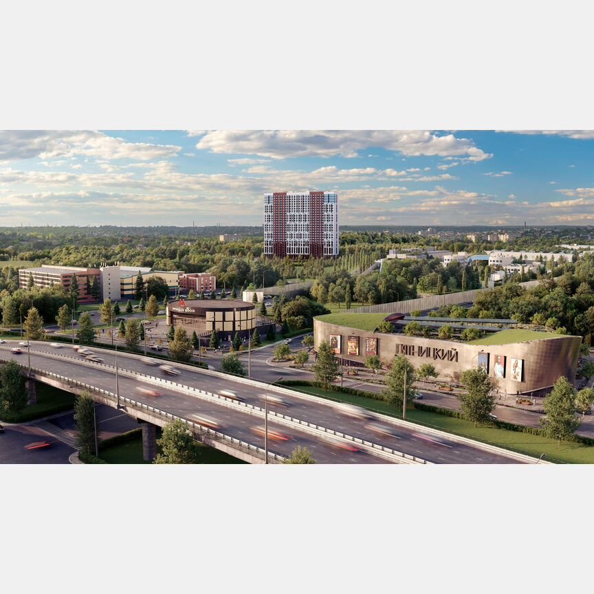 1-к. апартаменты, 41,7 м², 28/28 эт.