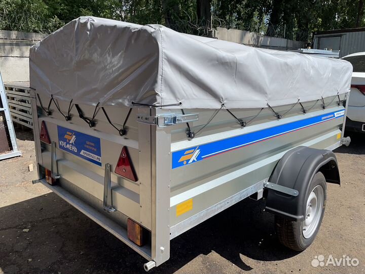 Прицеп легковой 2.5х1.3 с тентом и высоким бортом