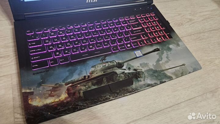 Легендарный ноутбук word of tanks MSI GP62M