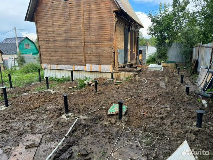 Фундамент на винтовых сваях под ключ