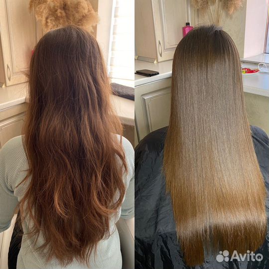 Кератиновое выпрямление