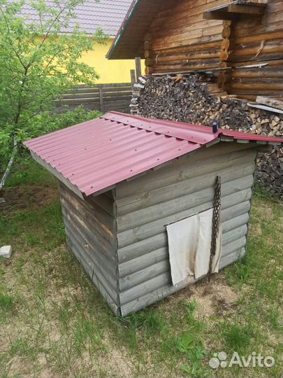 Собачья будка (утеплённая) для большой собаки