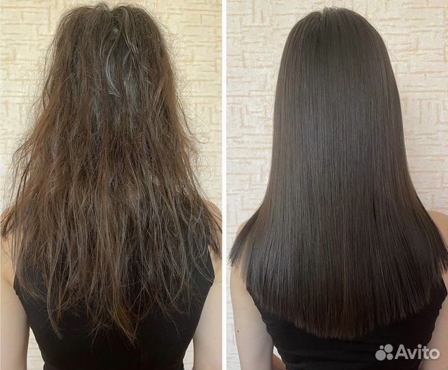 Кератиновое выпрямление, ботокс волос, спа-уход