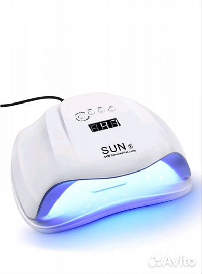 Лампа для сушки гель-лаков sun 54w