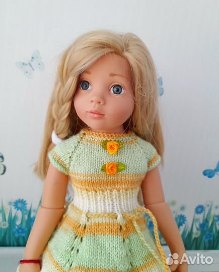 Вязаные платья для кукол Готц