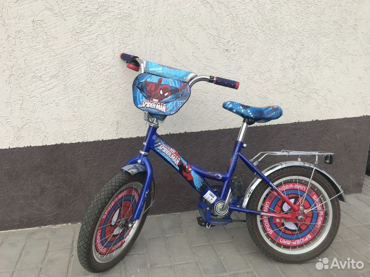 Детский велосипед бу Человек паук