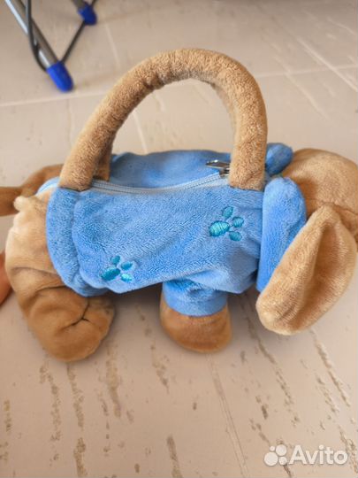 Пупс с мягким телом и собачка сумочка