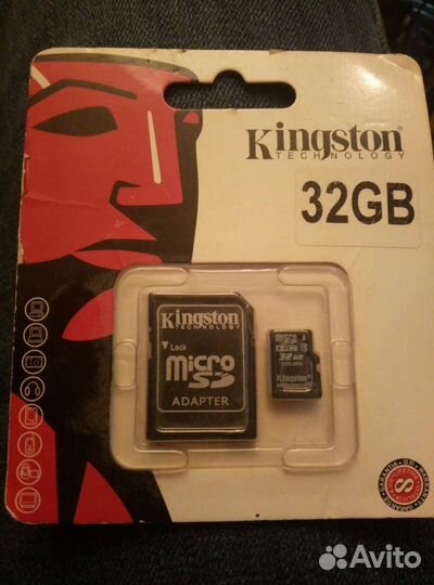 Карта памяти micro sd 32 гб Kingston