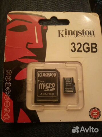 Карта памяти micro sd 32 гб Kingston