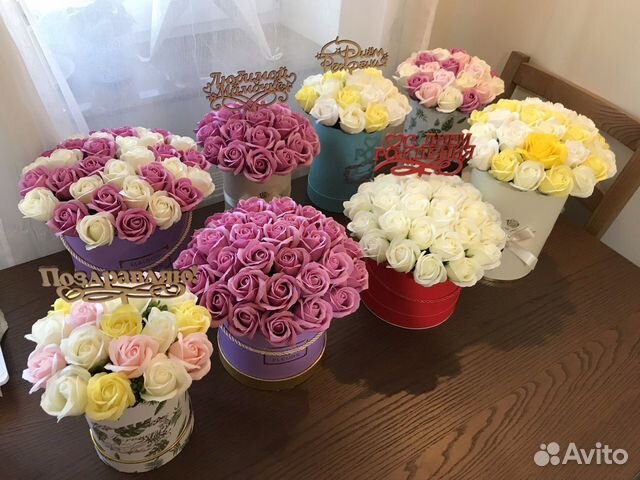 Букет из мыльных роз. Цветы к 8 марта