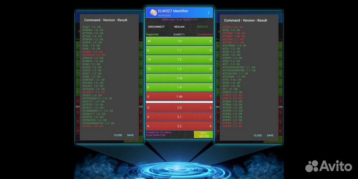 ELM327 V1.5 Bluetooth 4.0 IOS Android с кнопкой