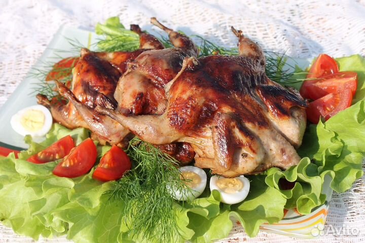 Мясо перепела, яйца
