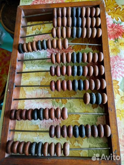 Счеты деревянные бухгалтерские СССР