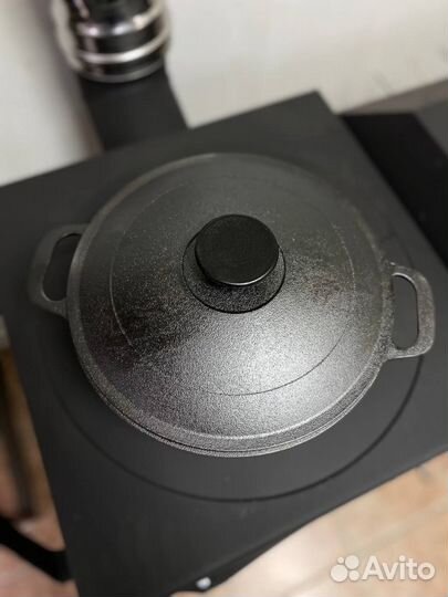 Кастрюля чугунная с крышкой 3л «гардарика»