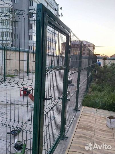 Забор сетка 3д