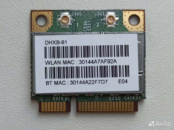 Wifi/BT qcnfa34AC и Broadcom hxb-81