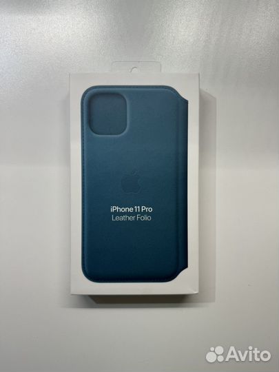 Чехол Apple iPhone 11 Pro Leather Folio Peacock