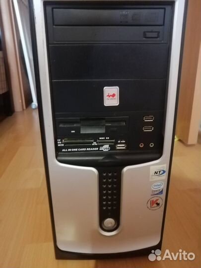 Монитор и системник(не рабочий, на запчасти)